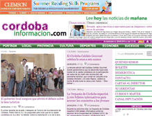 Tablet Screenshot of cordobainformacion.com